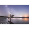 Magnet La Torche : Surfeur sur la plage