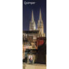 Magnet panoramique Quimper : la cathédrale Saint-Corentin