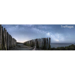 Magnet panoramique Treffiagat : Les poteaux de la plage de Léhan