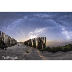 Magnet Treffiagat : Les pieux de la Plage de Léhan