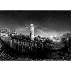 Photo A4 Noir et Blanc à encadrer "Doëlan : le phare de Doëlan Amont"