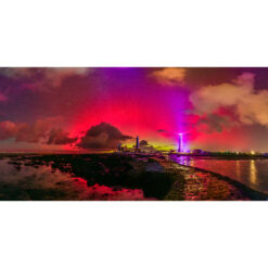 Penmarc'h : Les phares sous les aurores boréales