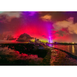 Penmarc'h : Les phares sous les aurores boréales