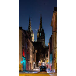 Quimper : Croissant de Lune et Cathédrale Saint-Corentin