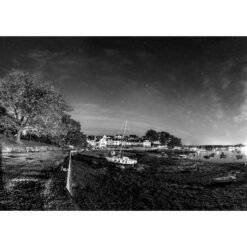 Photo A4 Noir et Blanc à encadrer "Sainte-Marine : Le port et l'Abri du marin"