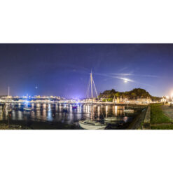 Audierne : le Port de nuit