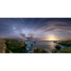 Goulien : La baie de Douarnenez de nuit