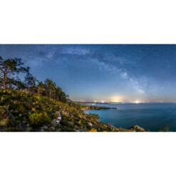 Telgruc-sur-Mer : Trez Bihan et Trez Bellec sous la Voie lactée