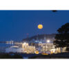 Brest : La Pleine Lune et le Phare du Portzic
