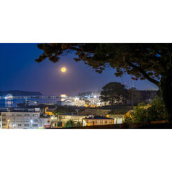 Brest : Pleine Lune sur le Goulet de Brest
