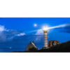 Pointe Saint-Mathieu : Eclipse de Lune sur le phare